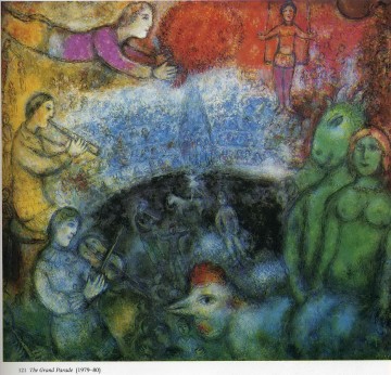 Der Grand Parade Zeitgenosse Marc Chagall Ölgemälde